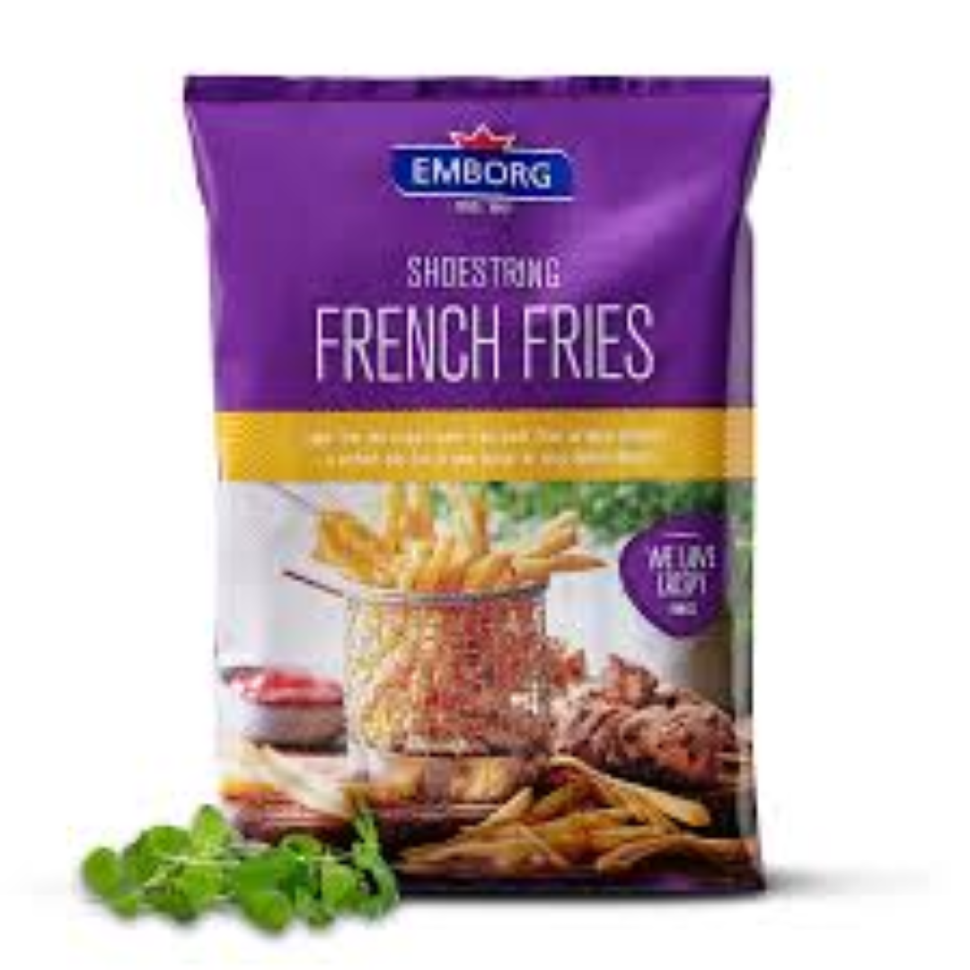 EMBORG FRENCH FRIES SHOESTRING 1KG